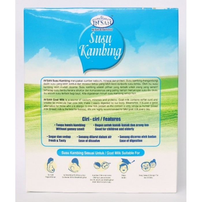 Insan Susu Kambing 500gm (Insan Goat Milk Powder 500gm)